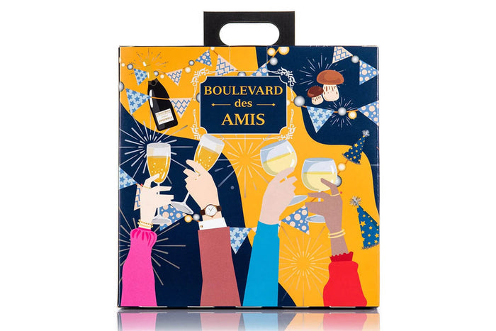 Coffret L'Epicurien Boulevard des amis - 3 tartinables + 150g de biscuits apéro