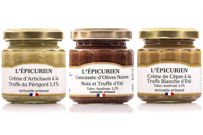 Coffret L'Épicurien Déclinaison Truffe - 200g de pâtes + 3 sauces artisanales