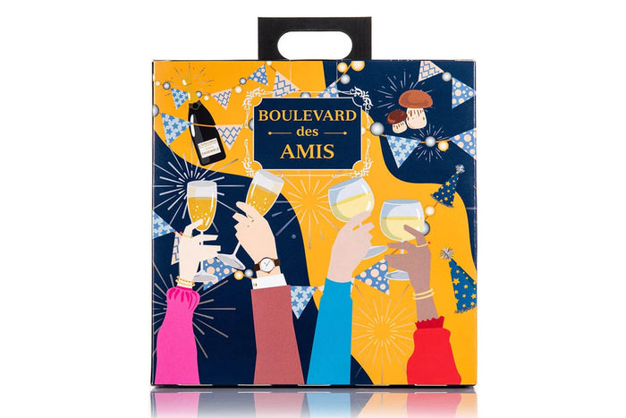 Coffret L'Épicurien Entre amis - 3 tartinables + 150g de biscuits apéro