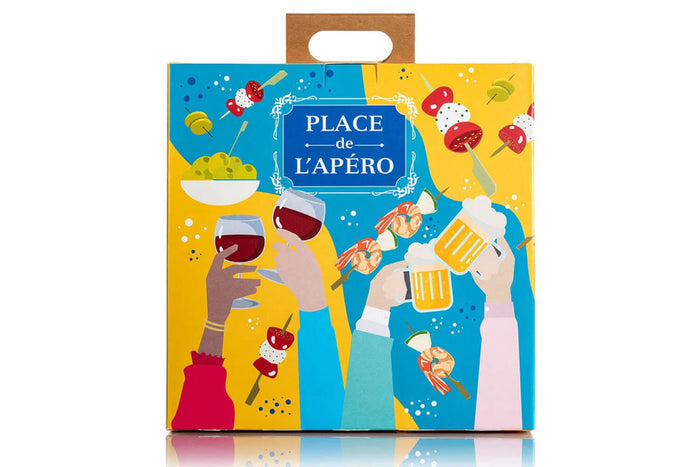 Coffret L'Épicurien Place de l'apéro - 3 tartinables + 150g de biscuits apéro