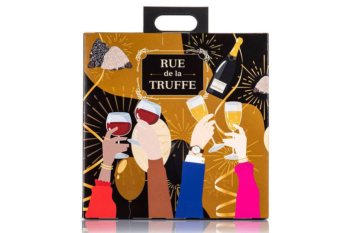 Coffret L'Épicurien Rue de la truffe - 3 tartinables + 150g de biscuits apéro