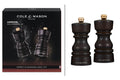 Coffret moulins sel et poivre Cole & Mason London chocolat 13cm