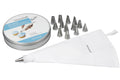 Coffret pâtissier Kitchencraft My Icing Set avec 14 douilles en acier inoxydable + poche en coton