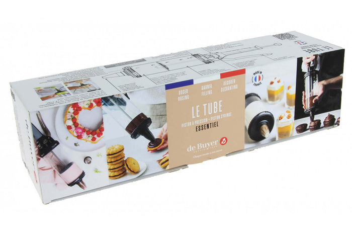 Coffret piston à pression De Buyer Le Tube Essentiel avec 2 douilles