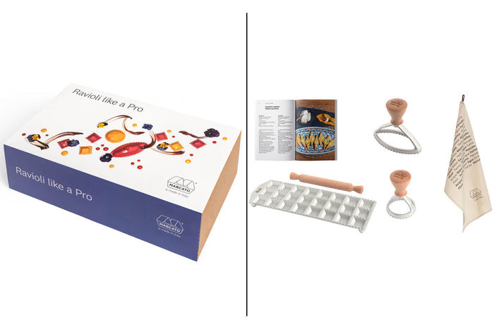 Coffret raviolis maison Marcato Ravioli Like a Pro taille S