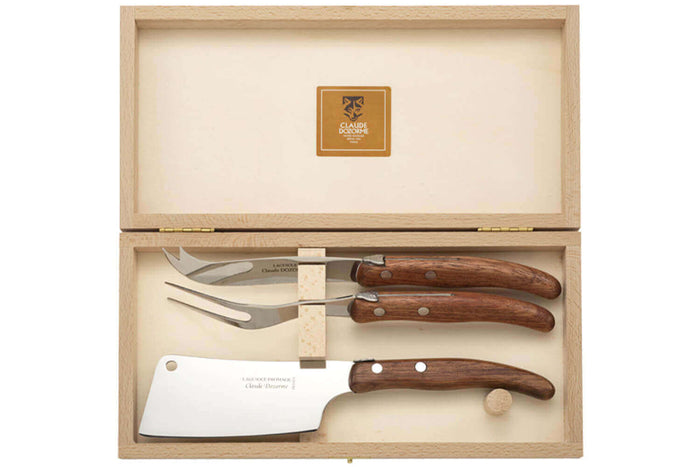 Coffret service à fromage Laguiole Claude Dozorme 3 pièces