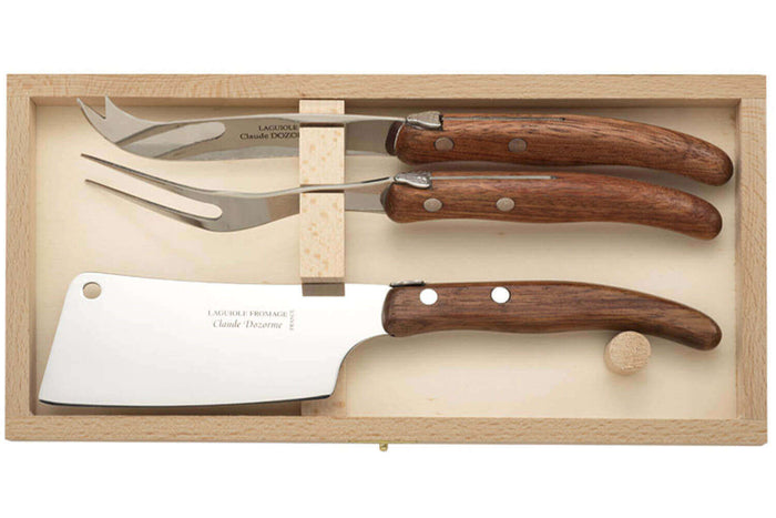 Coffret service à fromage Laguiole Claude Dozorme 3 pièces