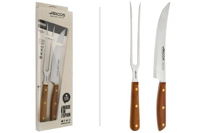 Coffret spécial barbecue Arcos Nordika fouchette + couteau à découper