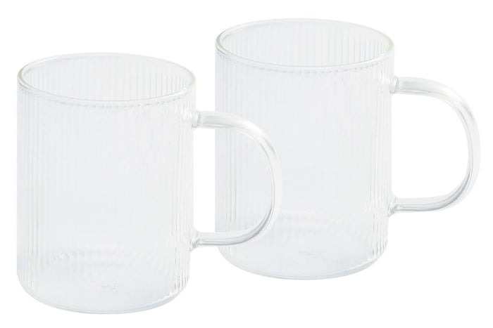 Coffret théière Cristel Darjeeling + 2 tasses en verre borosilicate