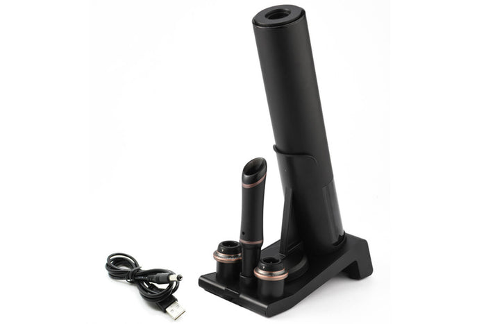 Coffret tire-bouchon automatique rechargeable Cheer Moda Sommelier et accessoires