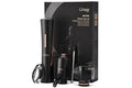 Coffret tire-bouchon électrique et accessoires pour le vin Cheer Moda Matrix - Noir & Bronze