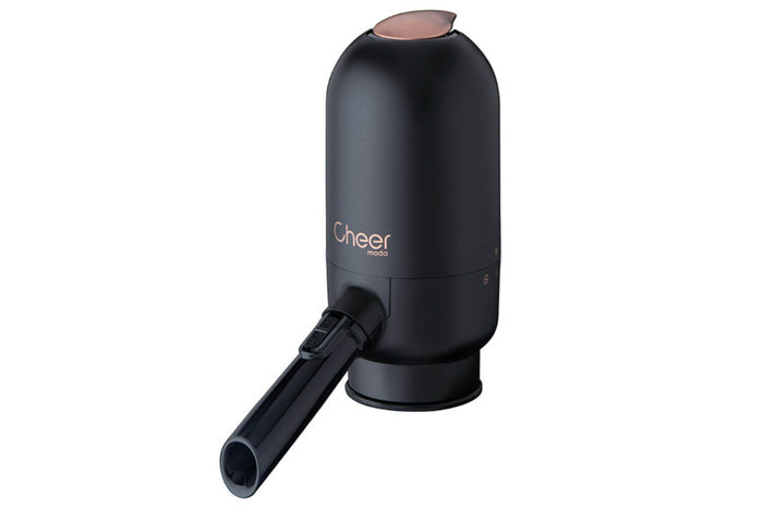 Coffret tire-bouchon électrique et accessoires pour le vin Cheer Moda Matrix - Noir & Bronze
