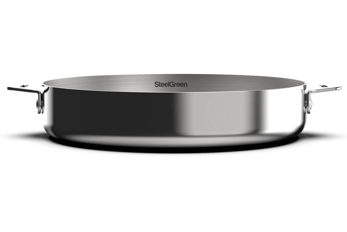 Coffret trio poêles et casserole Cookut La Merveilleuse en inox finition miroir