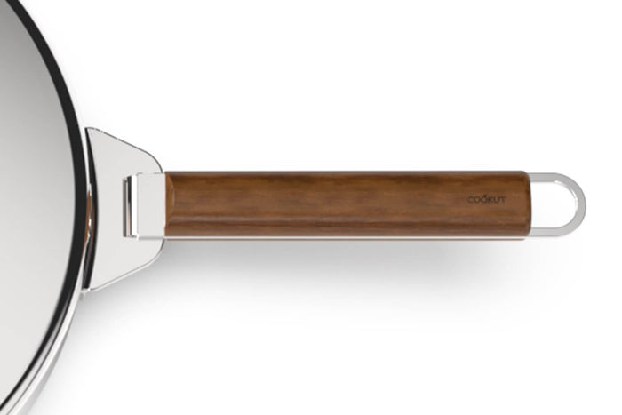 Coffret trio poêles et casserole Cookut La Merveilleuse en inox finition miroir