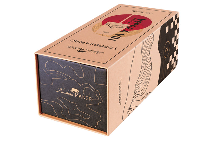 Coffret verre à vin Alaskan Maker Topographic Everest