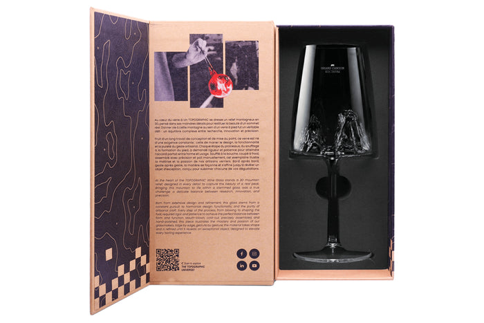 Coffret verre à vin Alaskan Maker Topographic Grand Canyon