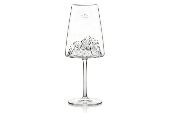 Coffret verre à vin Alaskan Maker Topographic Mont Blanc