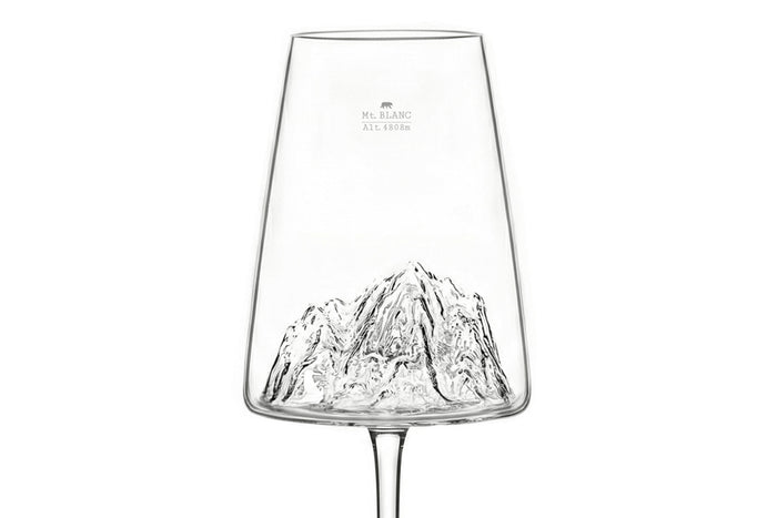 Coffret verre à vin Alaskan Maker Topographic Mont Blanc