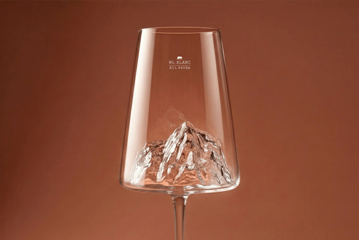 Coffret verre à vin Alaskan Maker Topographic Mont Blanc