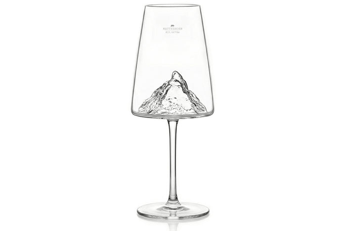 Coffret verre à vin Alaskan Maker Topographic Mont Cervin