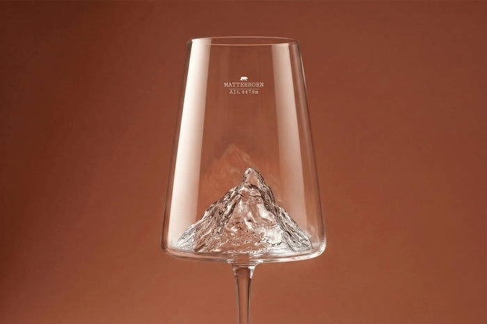 Coffret verre à vin Alaskan Maker Topographic Mont Cervin