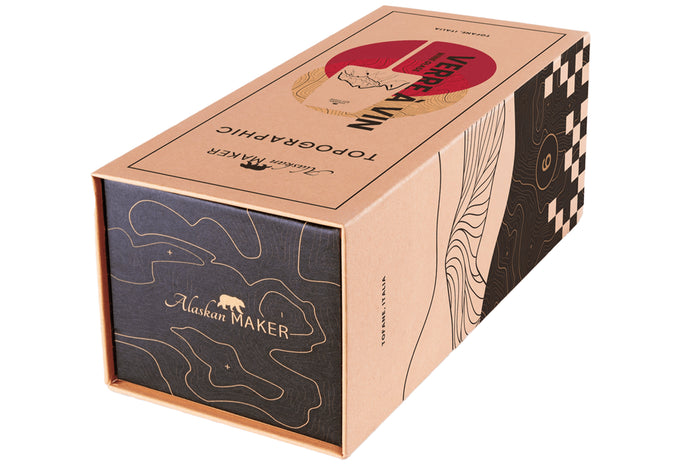 Coffret verre à vin Alaskan Maker Topographic Tofane