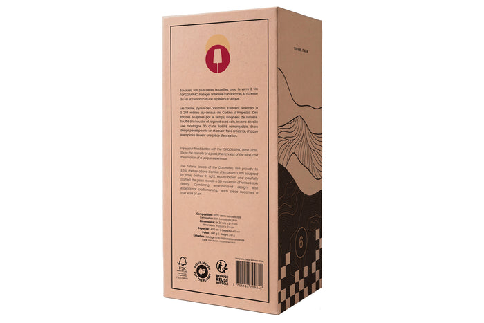 Coffret verre à vin Alaskan Maker Topographic Tofane