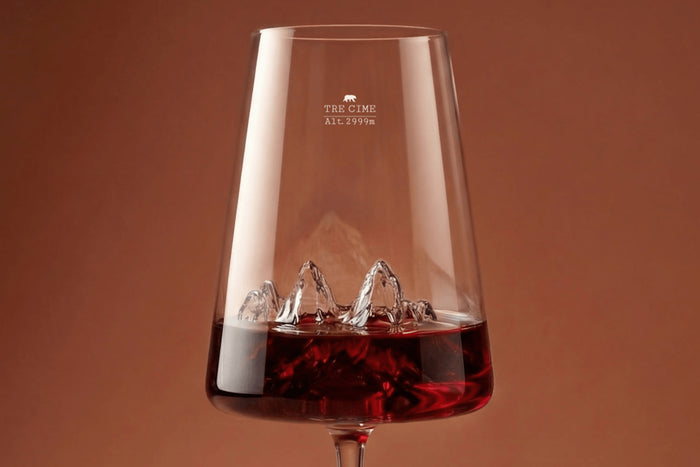 Coffret verre à vin Alaskan Maker Topographic Tre Cime di Lavaredo