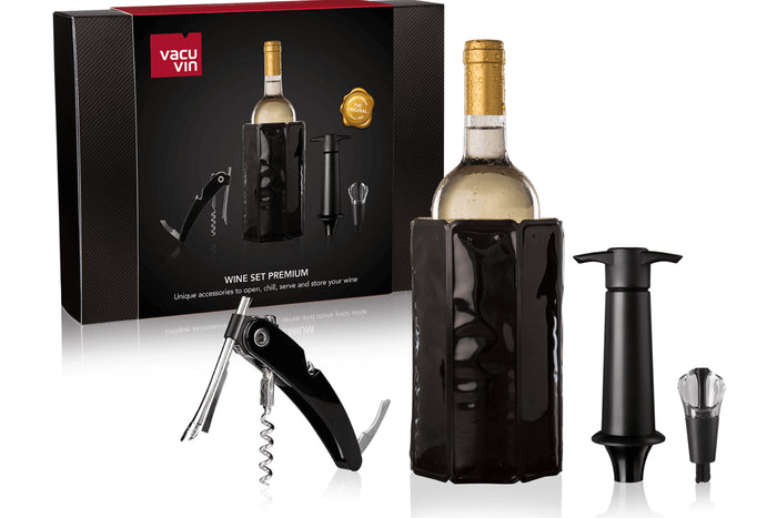 Coffret vin Vacu Vin Premium à 4 pièces