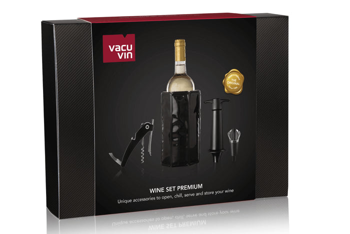 Coffret vin Vacu Vin Premium à 4 pièces