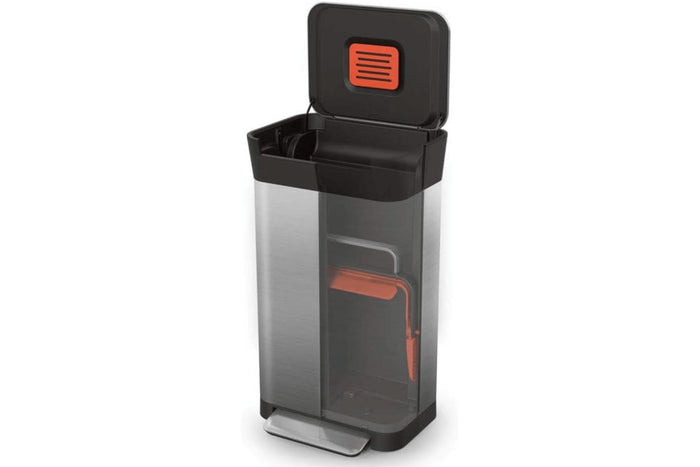 Compacteur à déchets Joseph Joseph Titan 30L en acier inoxydable
