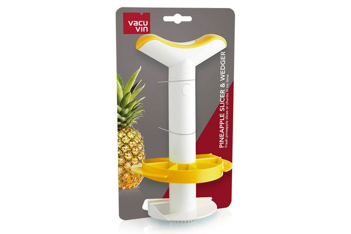 Coupe-ananas Vacu Vin 4863260 en polymère blanc