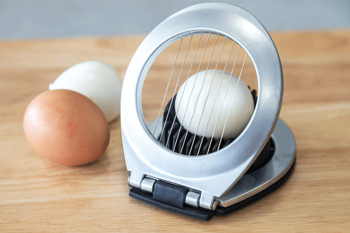 Coupe-oeufs 2 en 1 MasterClass Deluxe en inox et polymère