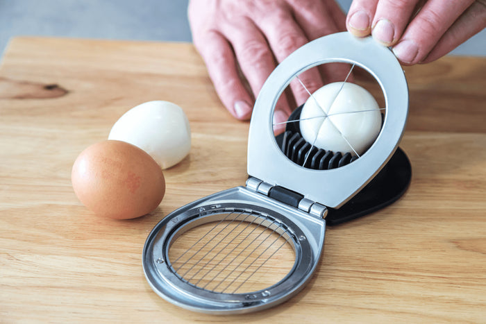 Coupe-oeufs 2 en 1 MasterClass Deluxe en inox et polymère