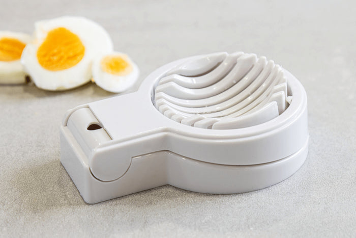Coupe-œufs KitchenCraft en acier inoxydable et polymère blanc