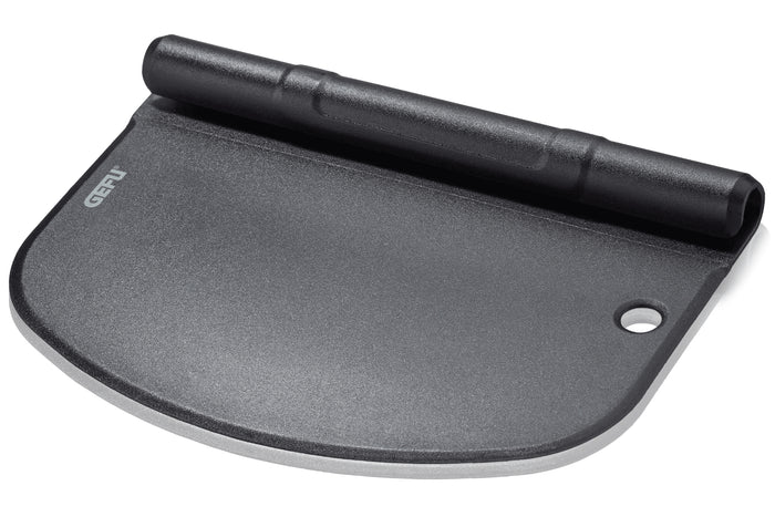 Coupe-pâte Gefu Dutto 2-en-1 en acier inox et polymère noir