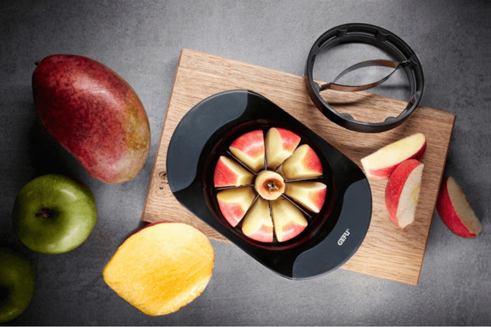 Coupe pommes et mangues Gefu Switchy avec 2 lames interchangeables en acier et TPE