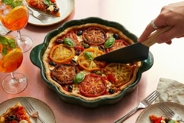 Coupe-tarte anti-rayure Cookut pour plat à tarte Le Formidable