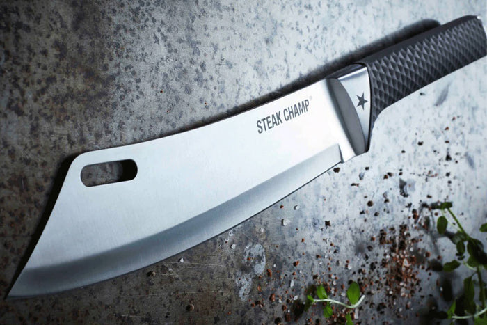 Couteau à barbecue Steak Champ 22cm manche en polymère