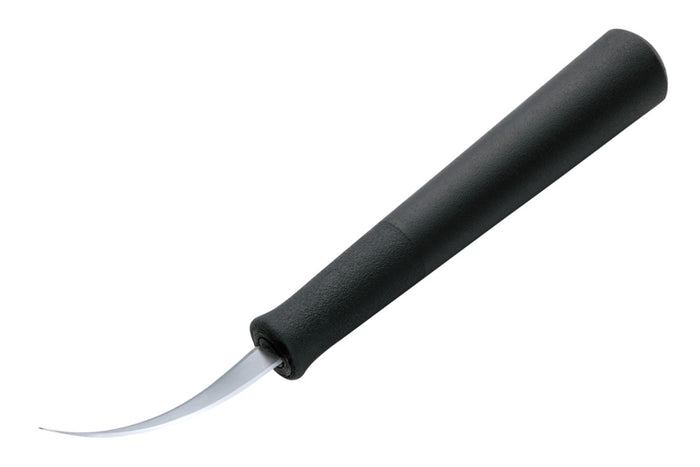 Couteau à crevette courbé Triangle en acier inoxydable