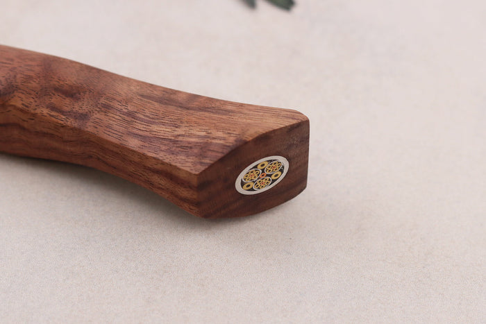 Couteau à découper 20,5cm Ryda Knives A-30 San Maï et manche en noyer