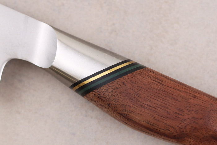 Couteau à découper 20,5cm Ryda Knives A-30 San Maï et manche en noyer