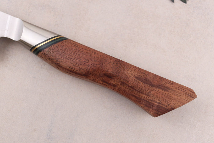Couteau à découper 20,5cm Ryda Knives A-30 San Maï et manche en noyer