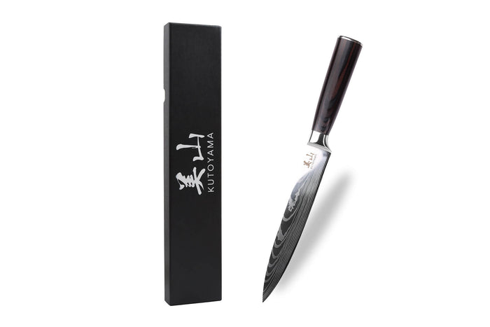 Couteau à découper 20cm Kutoyama Black Pakka