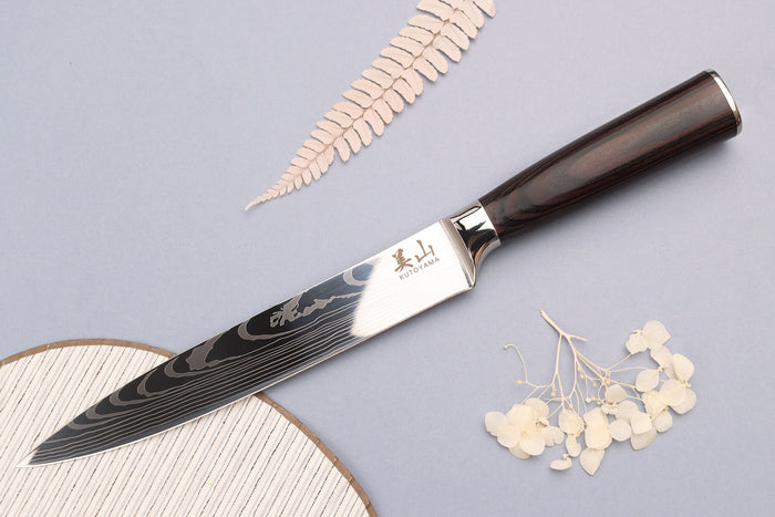 Couteau à découper 20cm Kutoyama Black Pakka