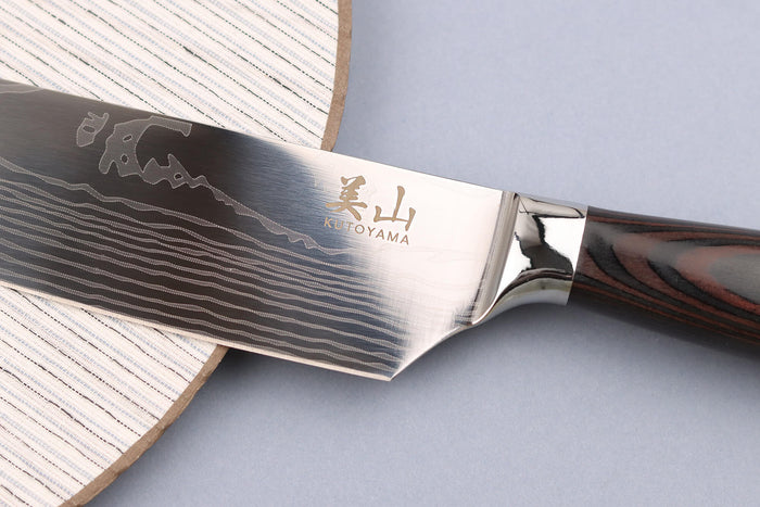 Couteau à découper 20cm Kutoyama Black Pakka