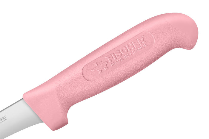 Couteau à désosser Fischer Creative Chef 14cm manche surmoulé rose