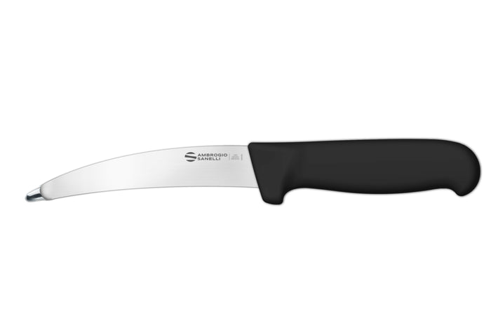 Couteau à éviscérer professionnel Ambrogio Sanelli Supra noir 15cm