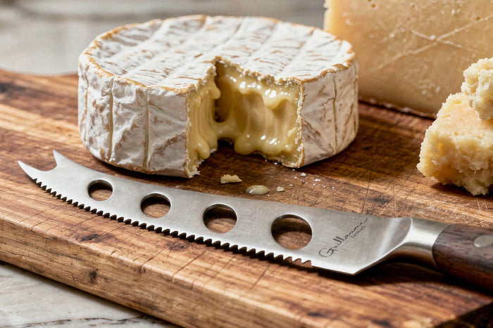 Couteau à fromage 13cm Guillaume Leonard Cuistot en acier inoxydable et bois de santal rouge