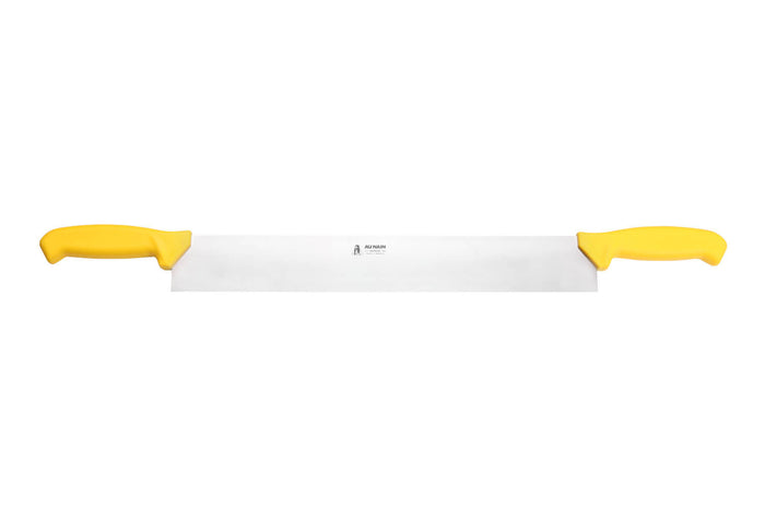 Couteau à fromage 2 manches Au Nain Sigma 40cm en PP jaune